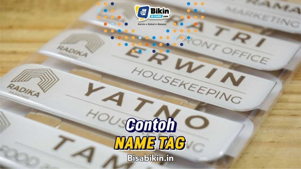 contoh name tag