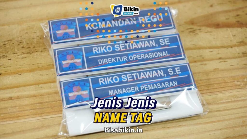 jenis name tag