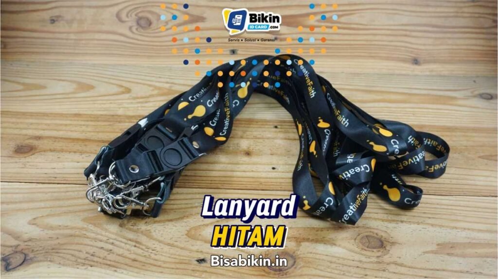 lanyard hitam creative
