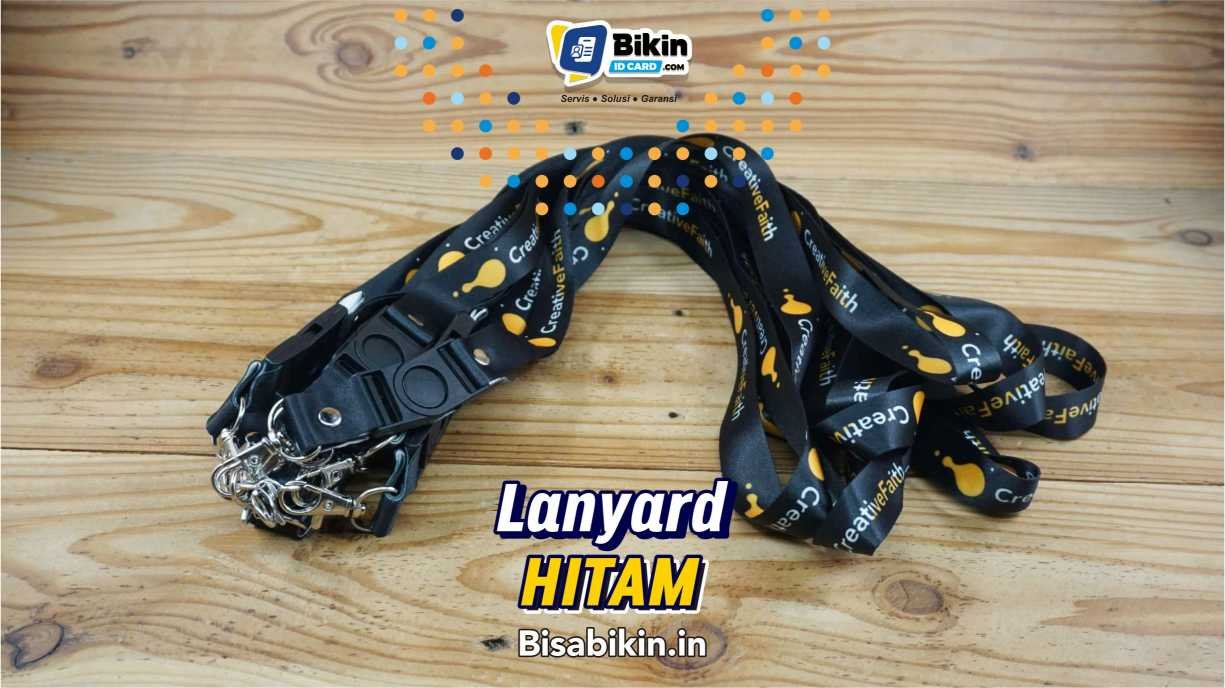 lanyard hitam creative