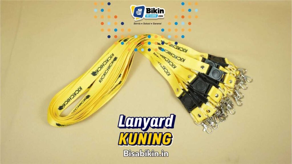 lanyard kuning kickhick lanyard kuning kickhick