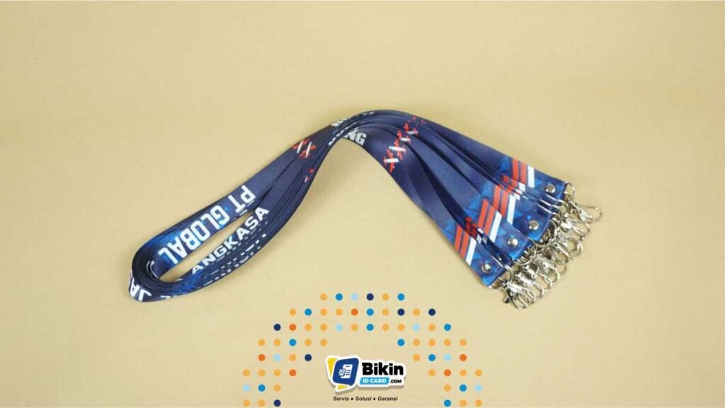 contoh lanyard 2 sisi pt global