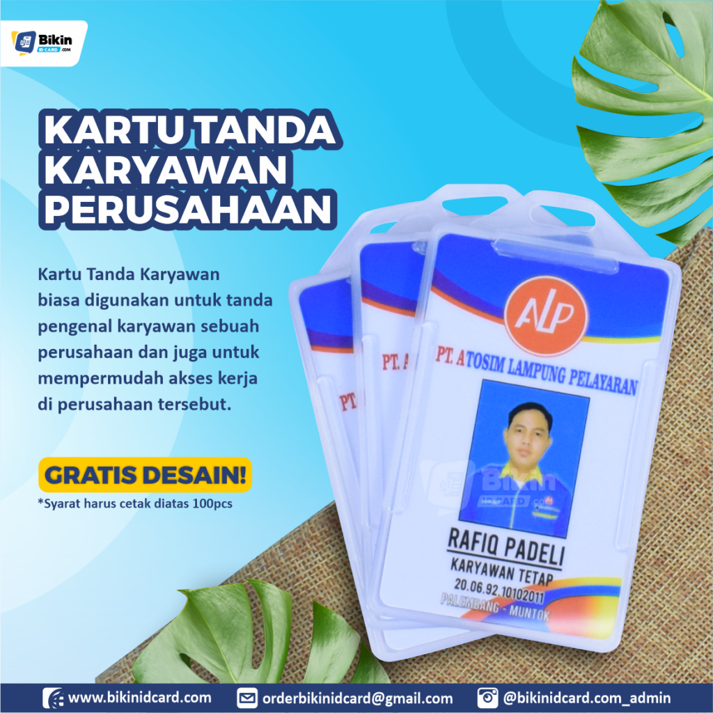 ID Card Biru